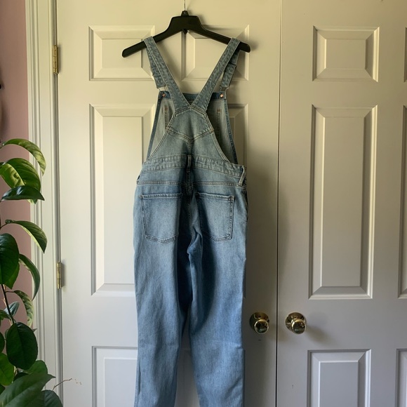NWT Light Wash Straight Leg Denim Overalls - Picture 6 of 13